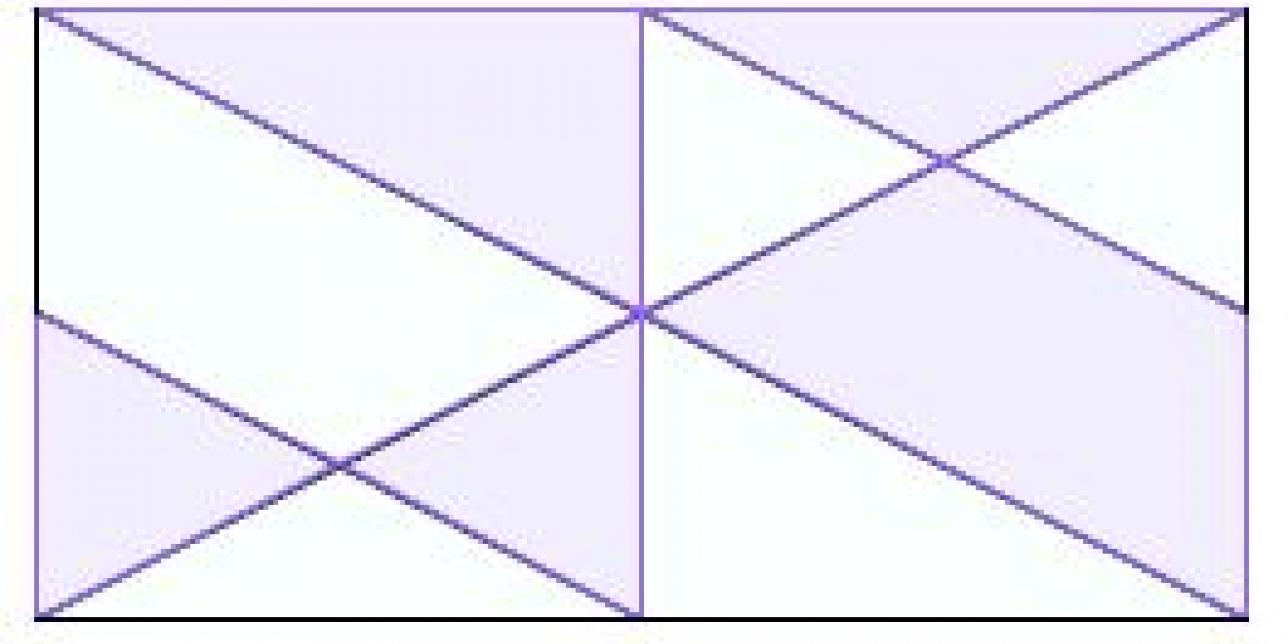  Composición geométrica con triángulos y otros polígonos, contenida en el recurso digital.