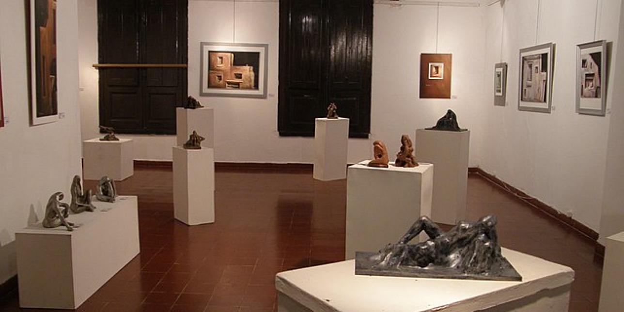 interior de la sala del museo de San José