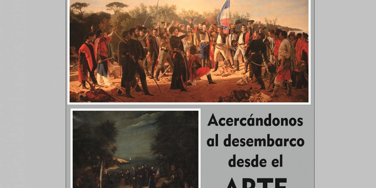 Composición de imágenes sobre el Desembarco de los Treinta y Tres Orientales