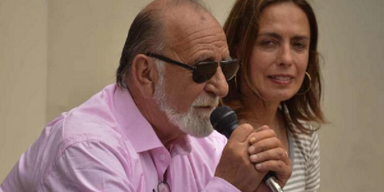 Imagen de José Alberto Belloni Conrado junto a su esposa Yanet Chango