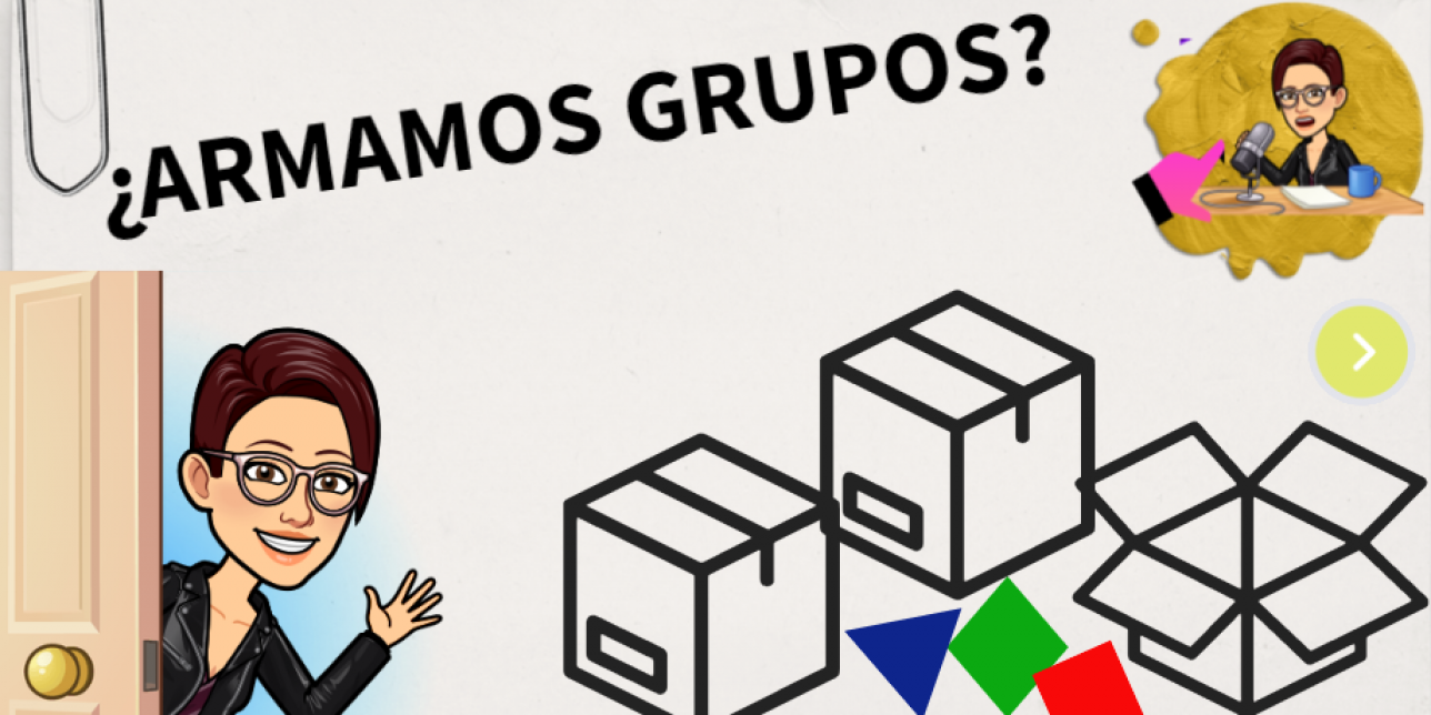 Portada de juego "¿Armamos grupos?"