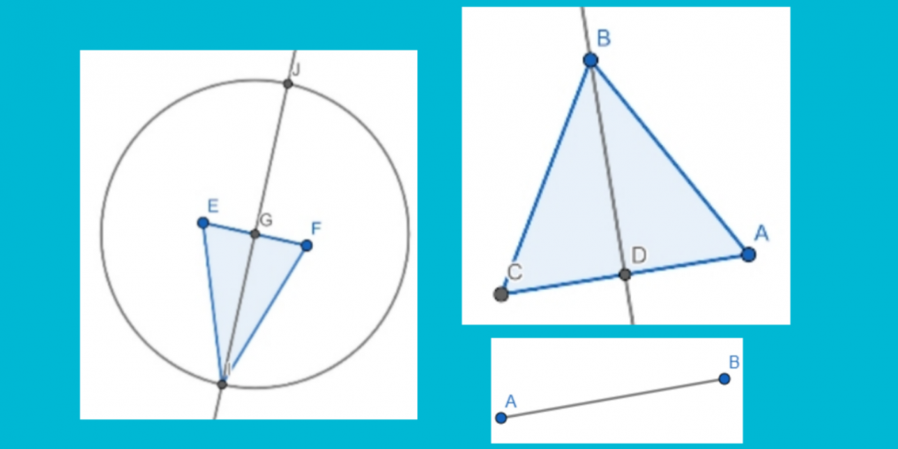 captura de imágenes de construcciones con GeoGebra