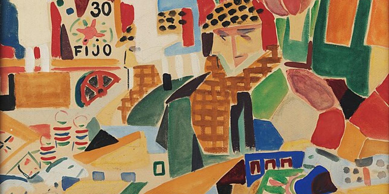 Imagen de la obra El circo más lindo del mundo de Rafael Barradas